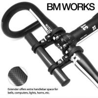 ราคา จักรยาน Cabon Double Extender จับบาร์ Extender handlebar mount bracket ขาตั้งผู้ถือโทรศัพท์ GPS ไฟ MBT รอบอุปกรณ์เสริม (47059431152)