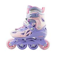 ราคา รองเท้าสเก็ตเด็ก แบรนด์ Roadshow C130 สีชมพู/ม่วง ปรับไซส์ได้ โรลเลอร์เบลด (23450263091)