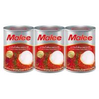 ราคา Malee มาลี เงาะในน้ำเชื่อม 20 ออนซ์ (3กระป๋อง) เงาะกระป๋อง (51007917965)