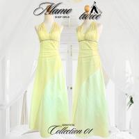 ราคา ชุดราตรี แบรนด์Jump Apparel ชุดราตรีสีเหลือง ชุดออกงาน ชุดราตรีราคาถูก ราตรียาว (29170179196)