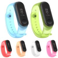 ราคา TPU สายรัดซิลิโคนสำหรับ Mi Band 5 4 3 เปลี่ยนสร้อยข้อมือแทนที่สายรัดข้อมืออุปกรณ์เสริมสำหรับ XiaoMi MiBand 4 (2411869753)