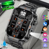 ราคา LIGE ทหารสมาร์ทนาฬิกาผู้ชาย IP68 กันน้ํากลางแจ้งกีฬา Tracker ไฟฉาย LED บลูทูธ Call Man Smartwatch สําหรับ Android iOS (57709615806)