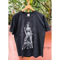 ราคา เสื้อยืด วินเทจ Pitbull girl ป้ายFruit of the loom(มือสอง)ไซส์ L 21.5"/27.5" ลายสกรีมคมชัดสวยมาก เนื้อผ้าดีมากก (24223132753)