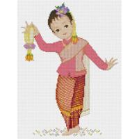 ราคา PINN SHOP ชุดปักครอสติช : รำ 4 ภาค (เล็ก) - ภาคเหนือ [32-A] (54604196116)