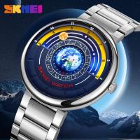ราคา SKMEI 2361 Quartz Trend Creative Planet Quartz Casual กันน้ําสายเหล็กนาฬิกาผู้ชาย (41479963955)