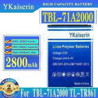 ราคา YKaiserin 2800mAh TBL-71A2000แบตเตอรี่, สำหรับ TP-Link TL-TR861 2000L TL-TR761 M5250 M5350 M7000 (28356321806)