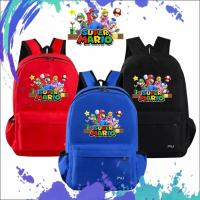 ราคา MJB - mario Bros Bag Super mario Luigi Game School Backpack Fashion Series A2 (27337077328)
