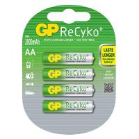 ราคา GP ReCyko+ AA 2,000 mAh ถ่านชาร์จ แพค 4 ก้อน (965185307)