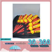 ราคา ไขควงวัดไฟ RUIKE กันไฟ 1000V วัดไฟ 7ชิ้น เหล็กCR-V (สีเหลือง-แดง) (6638958379)
