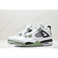 ราคา Nike รองเท้าผู้ชายและผู้หญิง Air Jordan 4 Aj4 รองเท้าบาสเก็ตบอลวัฒนธรรมกีฬาลําลองย้อนยุค Oil Green Sage 36-47 (27017955801)