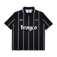 ราคา Troy Company Jersey Black Pinstripe Trocco - Black Jersey Classic White Stripes JSM 3547 (46256372063)