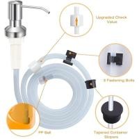 ราคา Sink Soap Dispenser for Kitchen Sink, Countertop Built in Sink Soap Dispenser with 40 inch Extensio (46658073566)