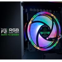 ราคา พัดลมเคส EGA TYPE F2 RGB Dual Light FAN (8626342195)