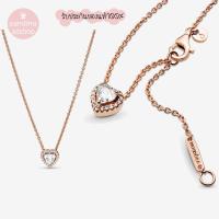 ราคา (ของแท้100%)Pandora rose necklace สร้อยคอหัวใจโรส (28022907986)
