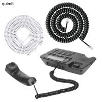 ราคา RJ9 4P4C Telephone Handset Cord Coiled Fix Landline Phone Wire Clear Calls (45258691786)
