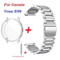 ราคา สายโลหะ + สําหรับ Garmin Venu 3 3S Smartwacth Watchband สําหรับ garmin venu 3s สร้อยข้อมือสําหรับ Garmin venu 3 ฝาครอบป้องกัน Correa (51058770846)