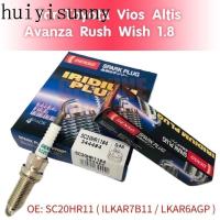 ราคา HYS 4 ชิ้น Denso SC20HR11 หัวเทียนอิริเดียมสําหรับ Toyota Vios Altis Avanza Rush Wish 1.8 ( ILKAR7B11 / LKAR6AGP ) (41651909474)