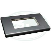 ราคา หน้ากาก ขอบเหลี่ยม สีเทาดำ Panasonic (2330399832)