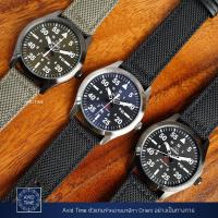 ราคา นาฬิกา Orient Sports 42mm Quartz UNG สายผ้า ดำ UNG2003B เขียว UNG2004F น้ำเงิน UNG2005D Avid Time (17144534871)