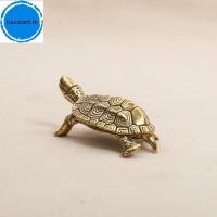 ราคา Haostont Retro ทองเหลืองเต่ารูปปั้นเดสก์ท็อปเครื่องประดับทองแดงเต่า Figurines TH (51108658601)