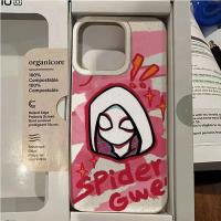 ราคา เหมาะสําหรับเคสซิลิโคนเหลวสําหรับไอโฟน 11 12 13 14 โปร แม็กซ์ เอ็กซ์อาร์ เอ็กซ์เอส 6 7 8 พลัส ไอโพน 13 14 ลายเพ้นท์สาวบุคลิกน่ารักสไปเดอร์แมน (46056804961)