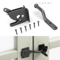 ราคา LONMI Auto Gate Latch, Bolt เหล็กคาร์บอนอัตโนมัติ Slam Catch, Multi-function รั้วบานพับ Latch สําหรับ Pasture Garden รั้วประตู (58106253139)