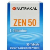 ราคา NUTRAKAL ZEN 50 L-THEANINE (30 TABLETS) (24601186197)