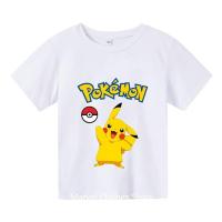 ราคา เสื้อยืดลายโปเกมอนน่ารักๆสำหรับเด็กหญิงเด็กชายฤดูร้อนแขนสั้นวัยรุ่นเสื้อยืดลำลองสำหรับเด็กๆ 100-150cm (24624083054)