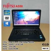 ราคา โน๊ตบุ๊คมือสอง Notebook Fujitsu A550 Intel Core i3 M350(RAM:4GB/HDD:320) นำเข้าจากญี่ปุ่น (24157277628)