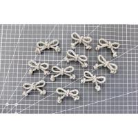 ราคา โบว์เพชรพร้อมเข็มกลัด ขนาด3X5 cm. (26186239917)