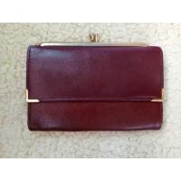 ราคา กระเป๋าสตางค์หนังแท้สีแดงwinfield (21144617256)