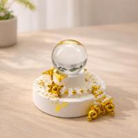 ราคา ลูกแก้วจักรพรรดิ ลูกแก้วมงคล เสริมบารมี เรียกทรัพย์ ปรับฮวงจุ้ย มีไฟเปลี่ยนสีได้ พร้อมฐานบูชาประดับมาลัย EMP999 (49405113164)