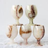 ราคา แก้วไวน์ หินโอนิกซ์ โอนิกซ์ แต่งบ้าน หยกปากีสถานแท้ Wine glass Pakistan Onyx Stone (3352807927)