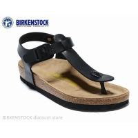 ราคา Birkenstock Kairo Mens / Womens Classic Cork Matte Black Sandals 34-45 (55708555425)