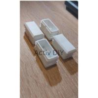 ราคา ฝาปิดท่อเหลี่ยม 1'' x 2'' สวมใน ห่อ4ตัว (21885277650)