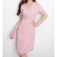 ราคา BCH1404_เดรสคอวีป้ายหน้าเฉียง (M.L) (2252339371)