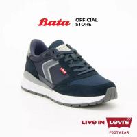 ราคา Bata Levi's Men's Lace up Sneakers รองเท้าผ้าใบสำหรับผู้ชาย รุ่น Oat สีน้ำเงินเข้ม 8219241 (6381079714)