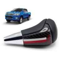ราคา หัวเกียร์ออโต้ ลาย TRD โตโยต้า รีโว่ สีเครฟล่าดำ สำหรับ Toyota Hilux Revo ปี 2016-2017 (4658832620)