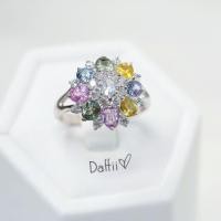 ราคา แหวนพลอย ซัฟฟรายแท้ BloomingFANCY sapphire (3721795864)