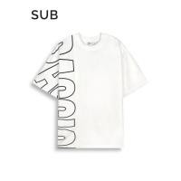 ราคา SUB Men เสื้อยืดโอเวอร์ไซส์แขนสั้น - สีขาว - 410193 / เสื้อเชิ้ตแขนสั้นโอเวอร์ไซส์ผู้ชาย - สีขาว (42355841234)