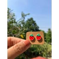 ราคา ต่างหูสตอเบอรี่จิ๋วน่ารักกรุบ (24737901135)