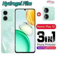 ราคา ตัวป้องกันหน้าจอแบบเต็มสําหรับ Honor Play 10 4G 5G 2026 ด้านหน้ากลับฟิล์ม Hydrogel แบบนุ่มสําหรับ HonorPlay10 Play10A ป้องกันกล้องเลนส์ฟิล์ม (47308196497)