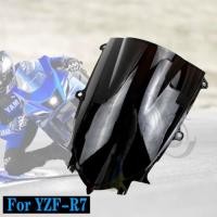 ราคา Motorcycle Accessories Fit for 2022 - 2023 YAMAHA YZF-R7 YZF R7 Windshield Windscreen Black Clear (57656322936)