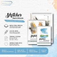 ราคา Sketchbook เกลียวหนา 100 แกรม A4/A5/A6 60 หน้า (49959729766)