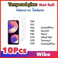 ราคา (10ชิ้น) ฟิล์มกระจกใส For Wiko Y60 Y61 Y62 Y80 Y82 U10 U20 U30 Lenny4Plus Lenny5 Harry UfeelFab Tommy3 Tommy3Plus (10707691663)