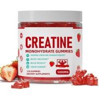 ราคา Creatine Monohydrate Gummies ผลิตภัณฑ์เสริมอาหาร 5000มก. Creatine Monohydrate 5G0P (48909610815)