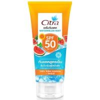 ราคา ซิตร้าเซรั่มกันแดดวอเตอร์เมลอนมิ้นท์เอสพีเอฟ50 170มล. Citra Sun Serum Melon 170ml [หมายเลขบาร์โค้ด 8851932455459 ] (49209751072)
