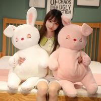 ราคา น่ารัก Dixiang Dududu กระต่ายขี้เกียจหมอนใหญ่สาวนอนตุ๊กตาพลิกขาตุ๊กตาตุ๊กตาตุ๊กตาตุ๊กตา (49608148862)