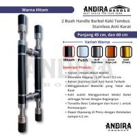 ราคา มือจับประตูชนิดบาร์เบลพร้อมขาทะลุมือจับประตูบ้านสแตนเลสเดิมดึงยาว 45 ซม. และ 60 ซม (48601296765)