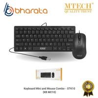 ราคา STK10 M-tech mini คีย์บอร์ด + เมาส์ชุด Combo สาย Usb STK-10 (46459830369)